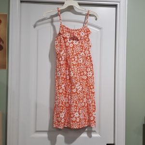 Orange sun dress